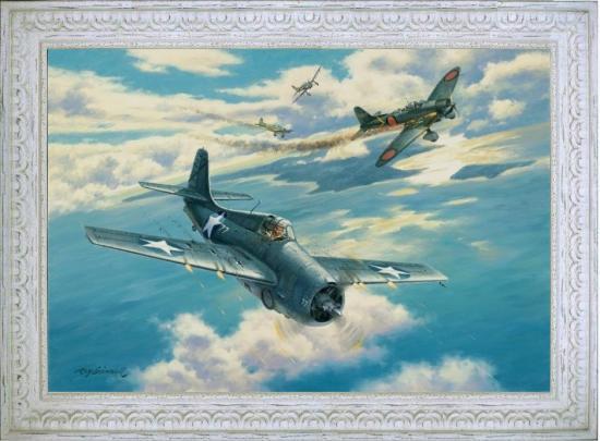 "Return to Kunming" de Roy Grinnell P-40 Tomahawk, Flying Tigers 