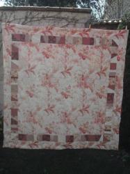 Plaid fleuri