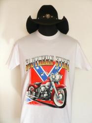 C.C- 15&euro;- hom-TS blanc moto - S &agrave; XL