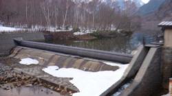 barrage gonflabe (membrane) a Kamikochi, Nagano-ken