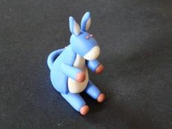 âne en porcelaine froide