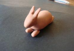 lapin en porcelaine froide
