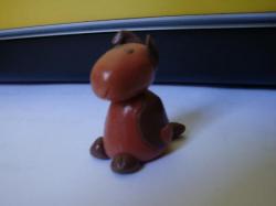 chien en porcelaine froide