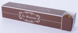 R&eacute;glette carton 8 macarons marron