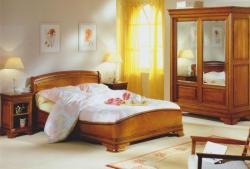 Chambre Louis Philippe merisier