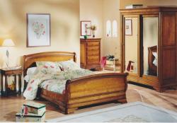 Chambre Louis Philippe merisier