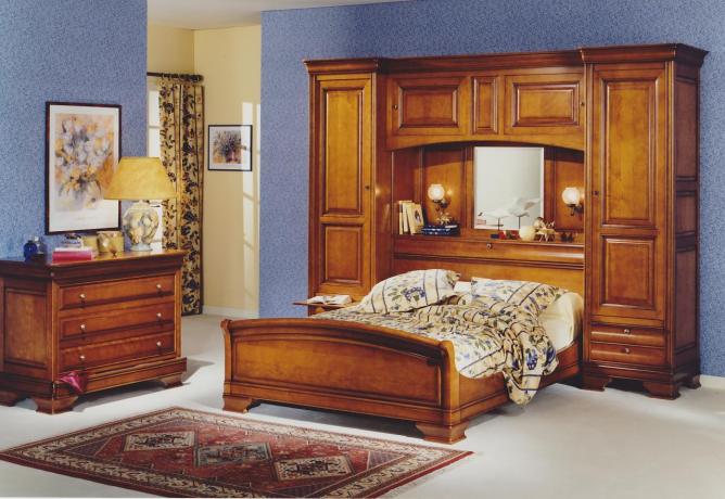 Chambre pont Louis Philippe merisier