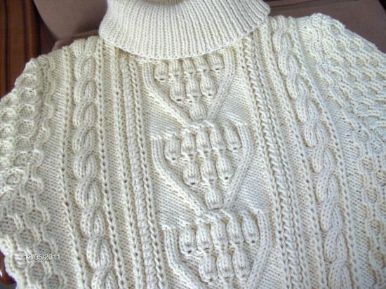Modèle Pull Irlandais Femme à Tricoter Gratuit www.pelotesetcompagnie.fr