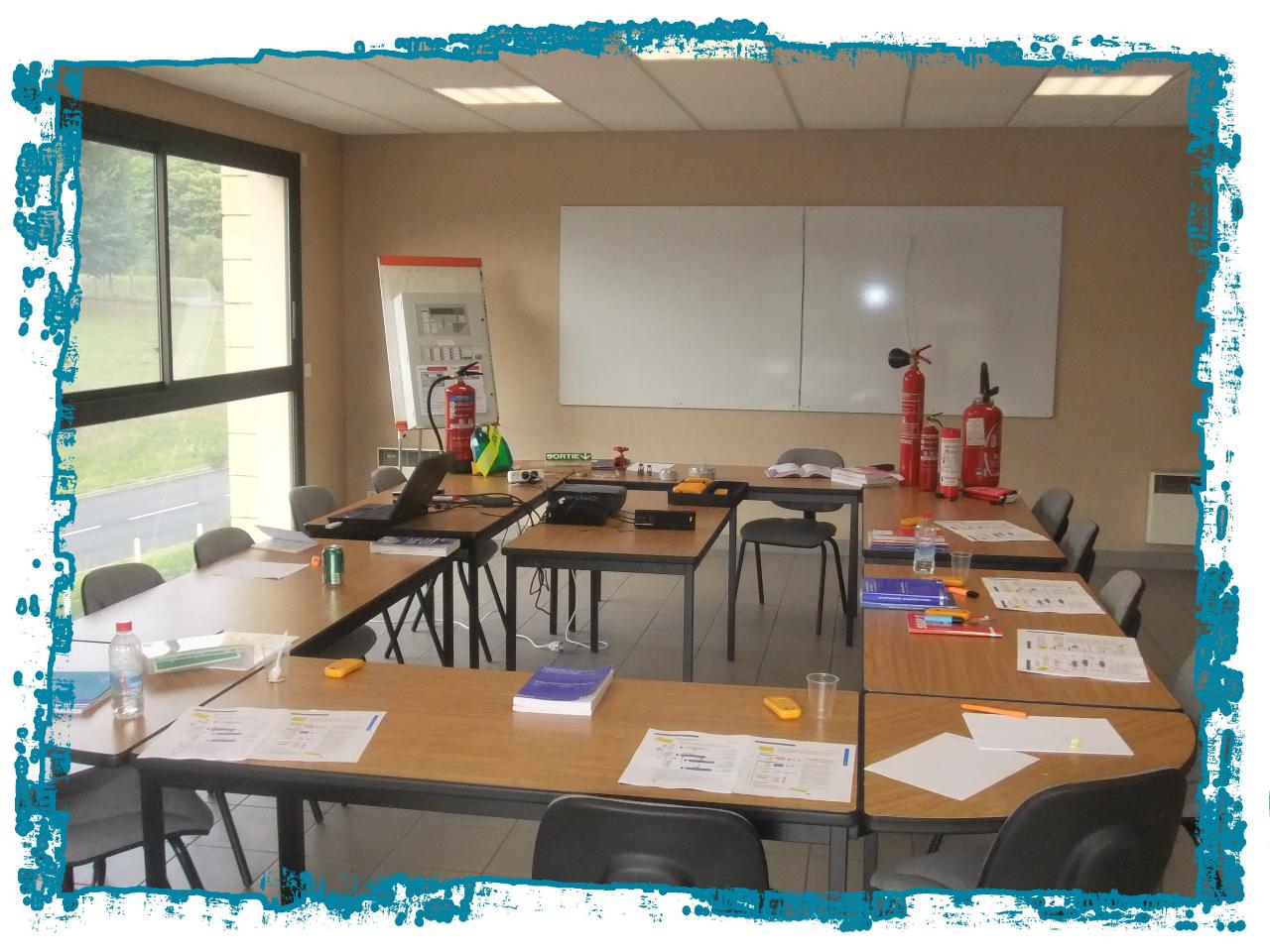 photo d'une salle de cours