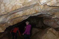 dans le trou du glas (dent de crolles) en compagnie d'un groupe de randonneurs