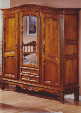 Armoire Louis XV merisier massif