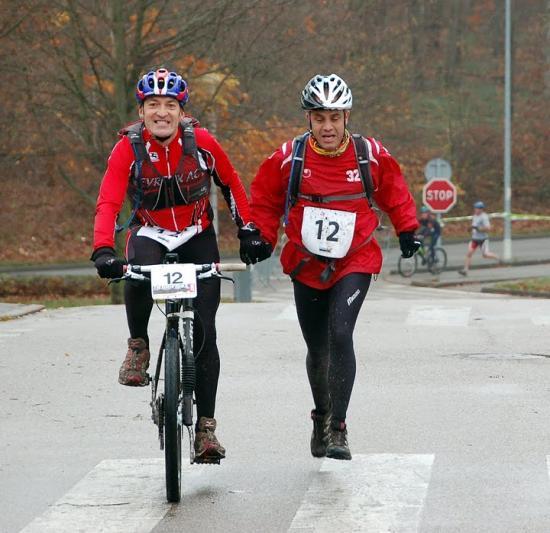 le bike and run : une &eacute;preuve &agrave; 2