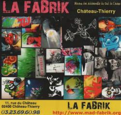 La Fabrik Maison des adolescents 11 rue du Ch&acirc;teau &agrave; Ch&acirc;teau-Thierry 03 23 69 60 98  Ici on peut parler librement de soi, des autres, de politique, de la famille, des parents, de l&rsquo;&eacute;cole, du boulor, des trucs sans int&eacute;r&ecirc;t, de la diff&eacute;rence, de di&eacute;t&eacute;tique, de culture, de l&rsquo;id&eacute;al, de certitudes,  de questions... On peut aussi parler de la soci&eacute;t&eacute;, de la sexualit&eacute;, de l&rsquo;homosexualit&eacute;, des conduites &agrave; risque (sexe, drogues) de religion, des mauvaises notes, du temps qu&rsquo;il fait, de la sant&eacute;, de la maladie, de la folie... On peut encore parler du shit, de l&rsquo;alcool, de musique, de cin&eacute;ma, de ce que l&rsquo;on aime, de ce que l&rsquo;on n&rsquo;aime pas, des machins qui prennent la t&ecirc;te, du suicide, des r&acirc;teaux, de la violence, de l&rsquo;intol&eacute;rence, de la peur, du bonheur, de la cit&eacute;... Bref, on peut parler du tout, ou de rien, sans tabou...