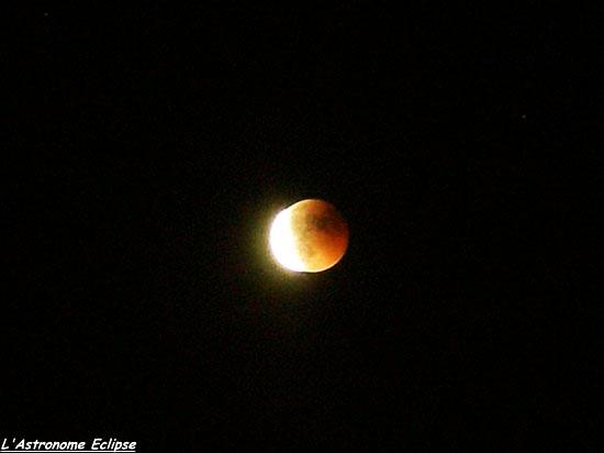Photo prise par l'astronome amateur Eclipse