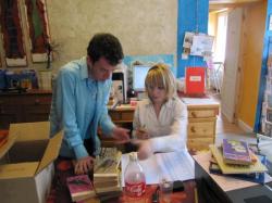 Merci à Léa et Pierrick pour leur aide à la bibliothèque