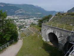 dans le haut du fort de la bastille à Grenoble