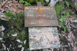 avertissement à la source du guirs mort