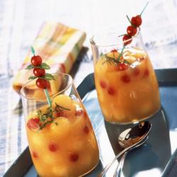 Soupe de melon au Champagne