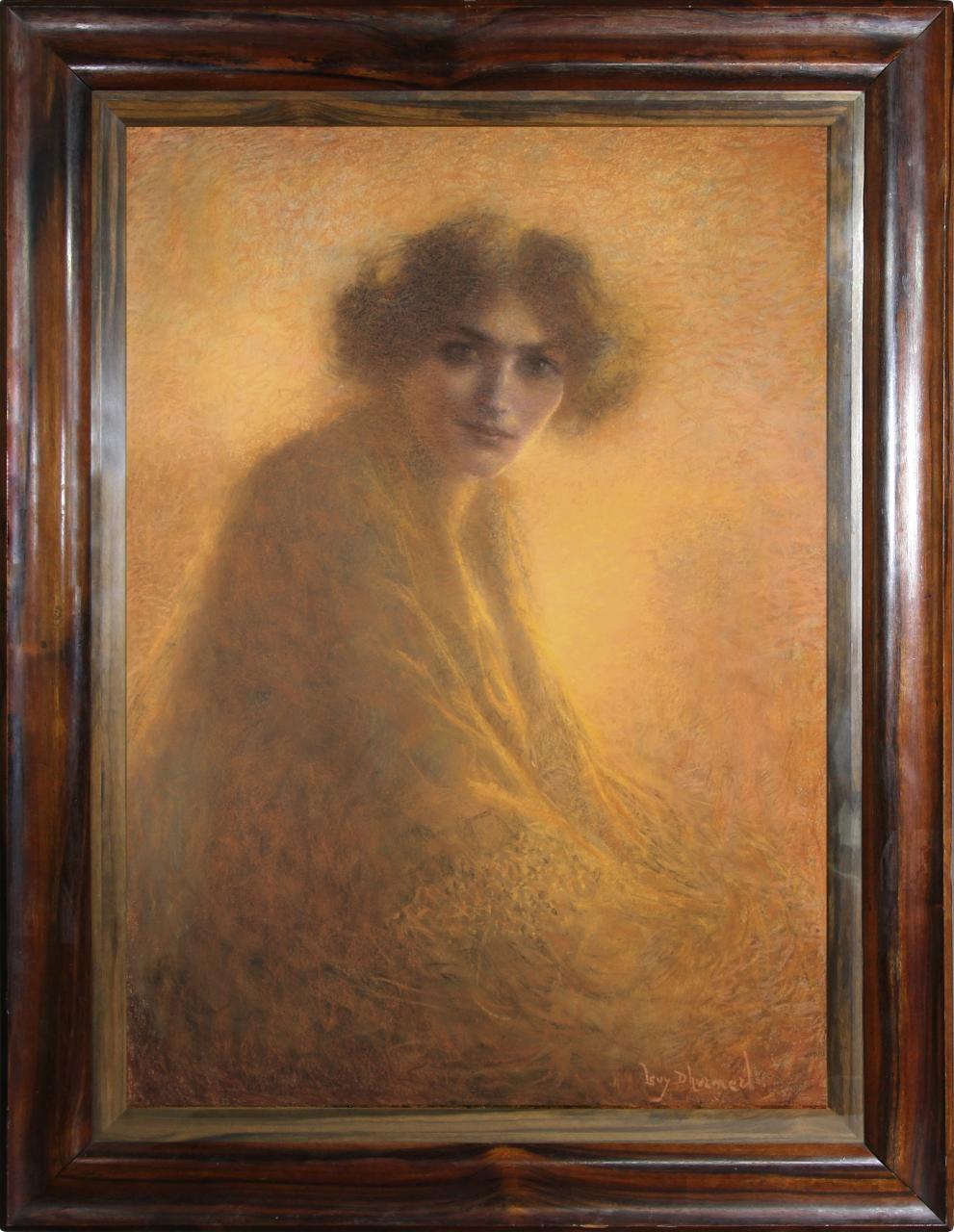 Lucien Levy Dhurmer,La Bienveillante,1917