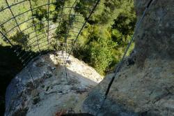 le filet impressionnant de la via dce la Canourgue