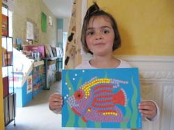 Mosaïque en mouse pour les petits