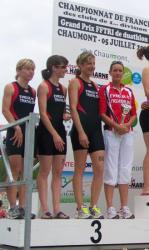 Podium f&eacute;minin, Chaumont 2009