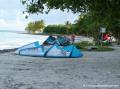 Plage pointe de la saline Guadeloupe,  kite surf