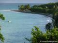 Plage pointe de la saline Guadeloupe, vue depuis la route