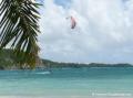 Plage pointe de la saline Guadeloupe, planches à voile, kite surf