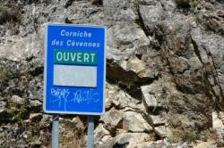 panneau au pied du col de St Pierre