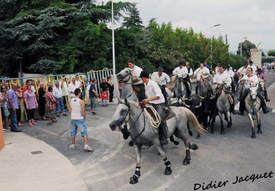 Arriv&eacute;e aux ar&egrave;nes