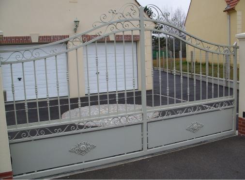 portail coulissant fer portail fer forg 233 sur mesure ferronnerie moderne du portail coulissant fer portail fer forg 233 sur mesure ferronnerie moderne du