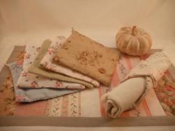 Porte serviette rose vert