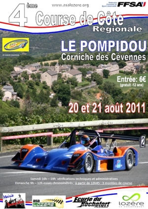 course de cote du Pompidou Corniche des Cevennes 2011