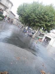 Le final raccourci de quelques tours &agrave; cause de la pluie