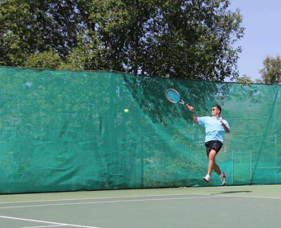 En plein stage à l'Alpe d'Huez - Aout 2011