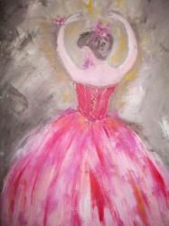 Danseuse en tutu rose