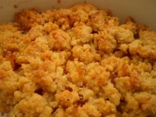Crumble ananas