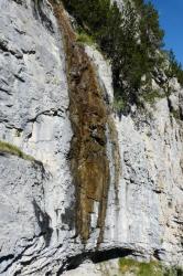 la cascade...ce qu'il en reste &agrave; cette &eacute;poque (aout) -via des Orres