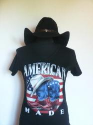 C-C- 15€- Tee shirt Noir- American Made- S à XXL