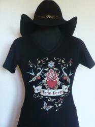 C-C- 15€- Tee shirt Coeur True Love- S à XXL